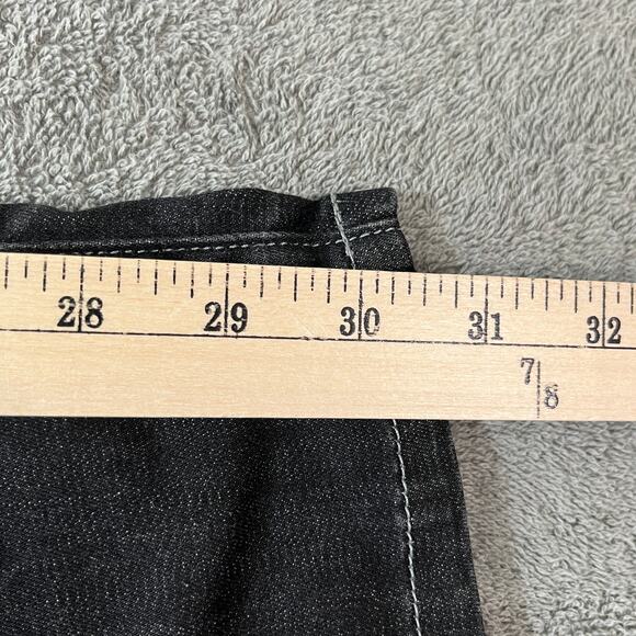 Eileen Fisher Jeans Women 14 Black Denim Skinny Mid Rise Pockets Casual Everyday - Picture 8 of 10